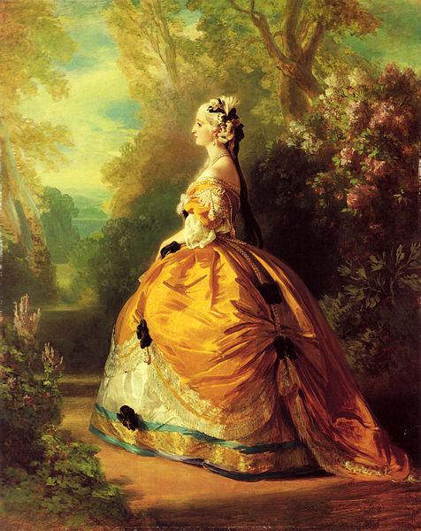 Franz Xaver Winterhalter The Empress Eugenie oil painting image